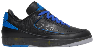 Air Jordan 2 Low x OW ‘Black Varsity Royal’ 1