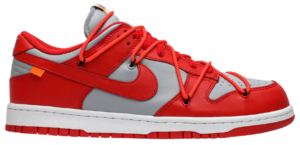 Dunk Low x OW ‘University Red’ – 1