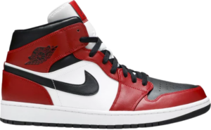 Air Jordan 1 Mid ‘Chicago Black Toe’ 1