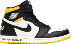 Air Jordan 1 Retro High OG NRG ‘Not For Resale’ Yellow 1