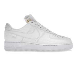 Nike Air Force 1 Low x LV 'Triple White' Customs