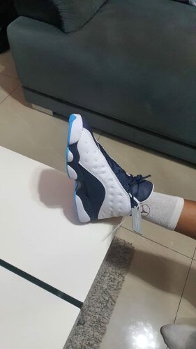 Air Jordan 13 Retro Low 'Brave Blue' 2017 photo review