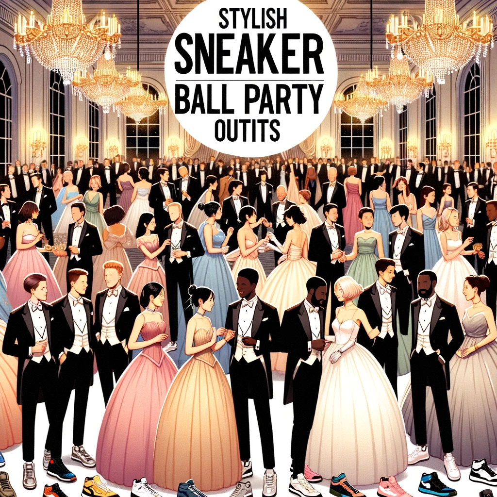 Stylish Sneaker Ball Party Outfits