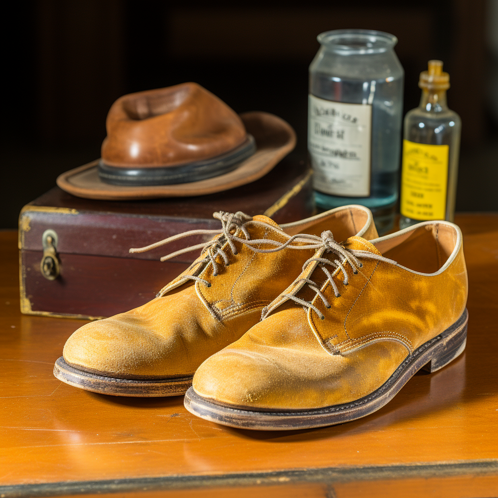 how to repair suede shoes
